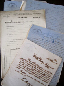 Daniele Francesconi’s personal file (1863-1875)